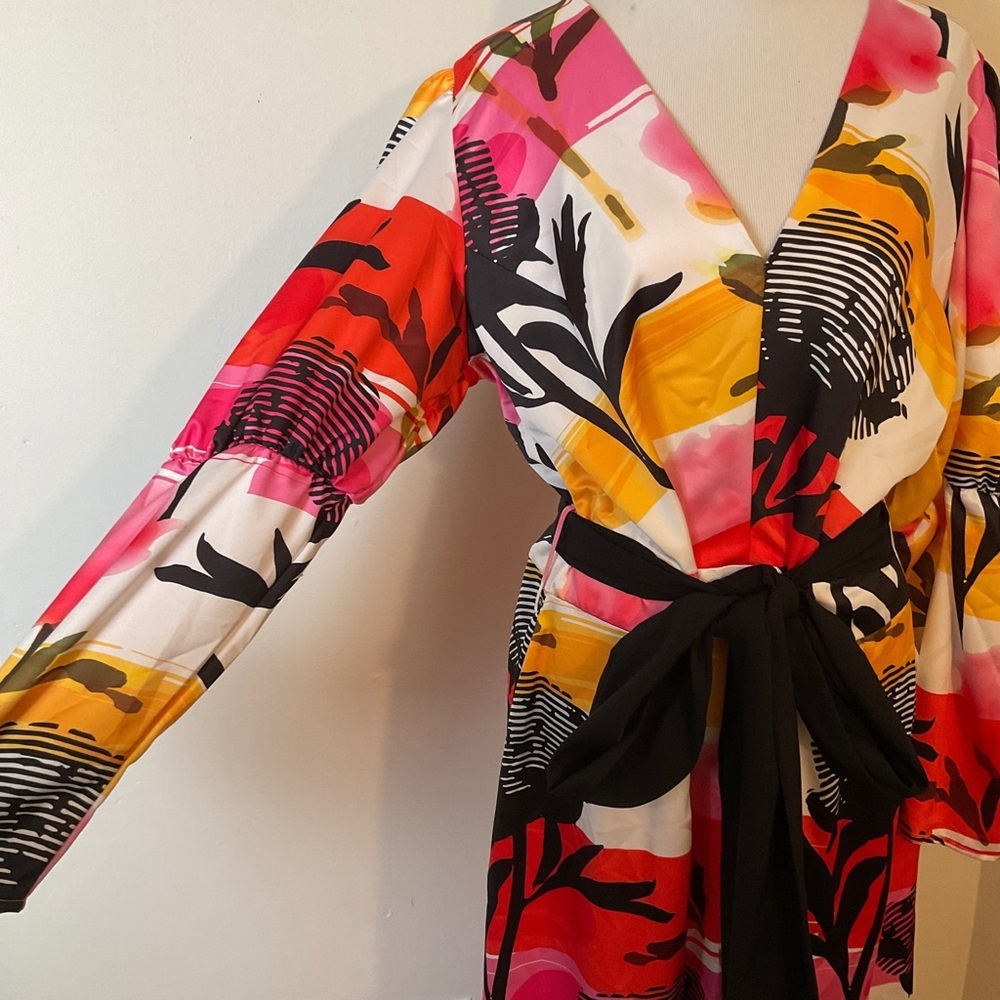 Francisca Amatista Maxi Dress | Long Sleeve | Abstract | NWT | Large - Picture 6 of 15